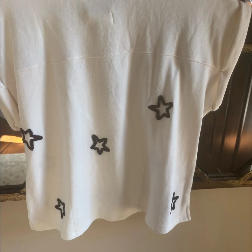 Lou & Grey White Star Kids T-Shirt - Picture 4 of 4